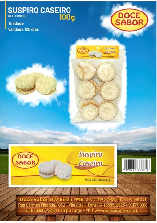 Suspiro Caseiro 100g