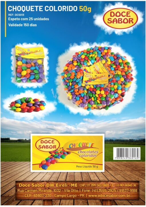 Choquete Colorido 50g
